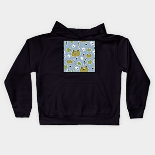 Frog repeat Pattern! Kids Hoodie